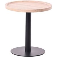 mesa auxiliar aspen madera roble o 40 cm clp