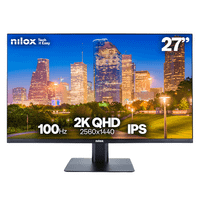 nilox monitor desktop - monitor 27 2k ips 100hz 2 hdmi 1 dp 1ms multimedia 27 led ips 2k hdmi altavoces