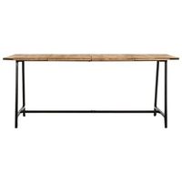 mesa de comedor  mesa de cocina madera maciza de mango 180x90x75 cm