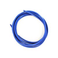 latiguillo de freno aeronautico allegri 10cm para montar trenzado azul