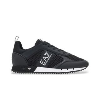 EA7 para mujer. 7X000334_AF18610 Zapatillas Laces negro (42 2/3), Plano, Cordones, Casual