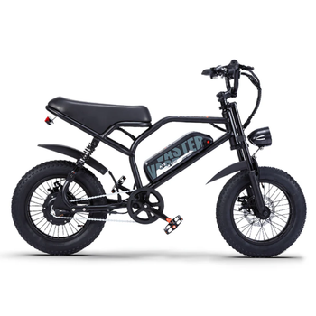 Bicicleta Eléctrica Avdl A13, 16” Para Adolescentes, Batería De 36v 12.8ah, Negra