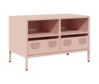 mueble para tv acero laminado en frio rosa 68x39x435 cm