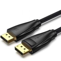 cable displayport vention hccbg 15 m 8k 60 hz trenzado negro
