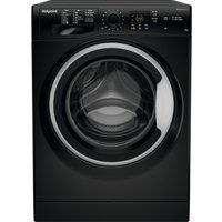 hotpoint coreu0026tradenswm1043cbsuk 10 kg 1400 spin washing machine - black black