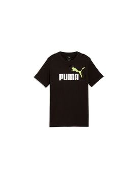 Camiseta Puma Ess 2 Color No.1 Log, Black-A, Niño