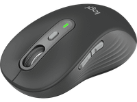 raton inalambrico - logitech signature plus m750 l para manos grandes conexion multidispositivo usb botones personalizables windows-mac negro
