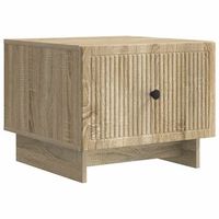 mesa de cafe roble sonoma 49 x 50 x 40 cm madera de ingenieria vidaxl