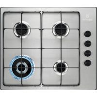 electrolux egs6414x placa de gas 4 zonas acero inoxidable