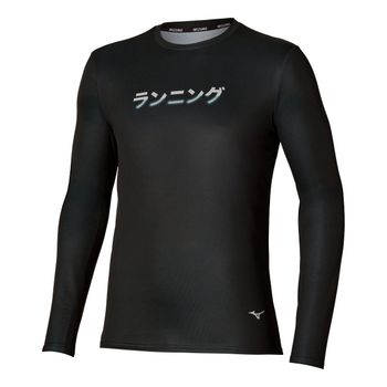 Mizuno Core Graphic Camiseta de running Hombres - negro