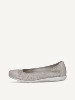 CAPRICE Ballerina, white, made of Leather, Size 39