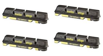 Swissstop flashpro black prince x4 inserciones de pastillas de freno ruedas de carbono para shimano   sram   campagnolo