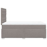 sillon cama equipado con un colchon de 120x190 cm tela marron claro