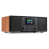 radio portatil audizio palmi 60w rms bluetooth 50 dab fm cd usb madera