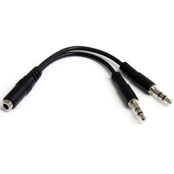 Startech Adaptador Divisor de Auriculares Minijack