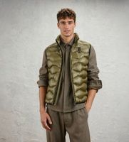 blauer para hombre 26wblux02055 chaleco acolchado danny verde oliva s casual poliamida