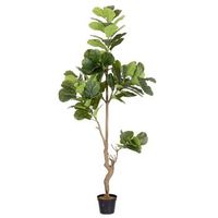lolahome planta artificial ficus para interior y exterior 200 cm monty