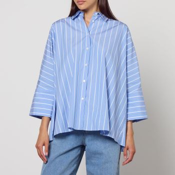 Weekend Max Mara Hudson Striped Cotton-Poplin Shirt - UK 10