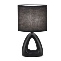 lampara de mesa elor negro
