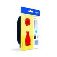brother lc-121  lc121c cartucho original cian de capacidad estandar