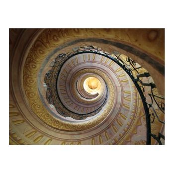 Papel Pintado 3d - Decorative Spiral Stairs (250x193 Cm)