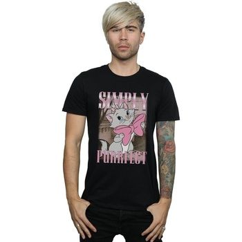 Disney Camiseta Aristocats Simply Purrfect para hombre