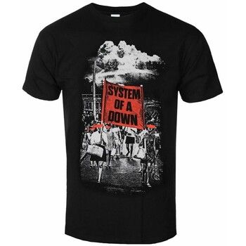 System Of A Down Camiseta manga larga Banner Marches para mujer