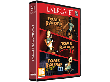 Cartucho juego retro Evercade: Tomb Raider Collection 1