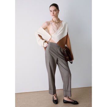 Liu Jo Pantalones Pantalones en pata de gallo para mujer