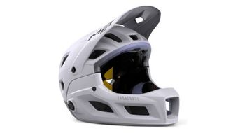 Casco con mentonera extraible met parachute mcr mips lila mat