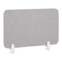 panel separador gris claro 72 x 40 cm poliester pet pantalla acustica oficina wally