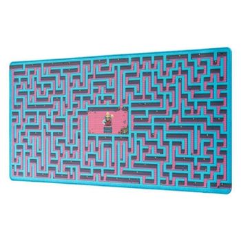Protector de escritorio textil impermeable alta densidad bordes reforzados base antideslizante