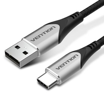 Vention Cable USB-C a USB 2.0 Macho/Macho 3A 2m Gris