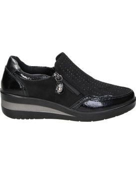 Zapatos Con Cuña Para Mujer Amarpies Amd29385 Negro 41