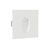 aplique de pared empotrable led bely elite cuadrado 1w