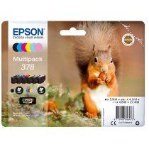 Epson Squirrel Tinta multipack 6 colores 378 Claria Photo HD Ardilla