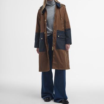 Barbour Carolyn Waxed Cotton Jacket - 18