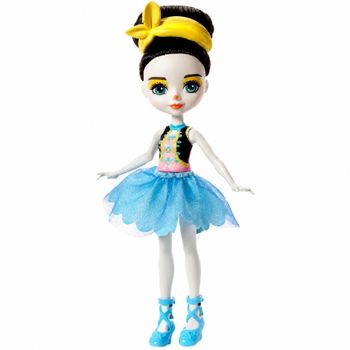 Muñeca Enchantimals pingüino Preena Penguin FVJ78 con vestido de Ballet, bailarina original de Mattel