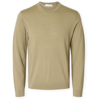 Selected Jersey Noos Tray Knit - Kelp para hombre