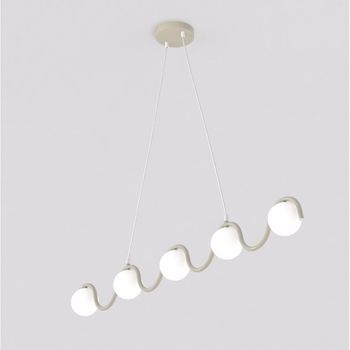 Lámpara colgante isar moca (5 luces)