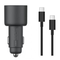 xiaomi 67w car charger cargador coche 2x usb-c  cable usb-c negro