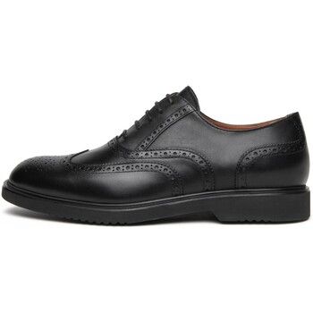 NeroGiardini Zapatos Bajos Ilcea Pu.Gubbio L18325 Ner para hombre
