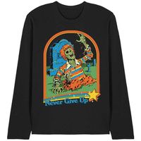 steven rhodes camiseta manga larga never give up para hombre