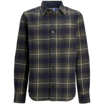 Jack & Jones Camisa manga larga 12260989 JORJAMES FLANNEL CHECK SHIRT LS JNR SKY CAPTAIN para niño
