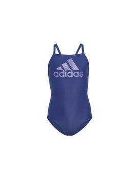 Bañador de Natación adidas Big Logo Azul Niña