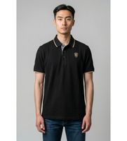 blauer para hombre 26sblut02288 polo damon negro s casual algodon manga corta