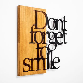 Decoración Pared De Madera Ma-287 Nogal Negro 58x59 Cm