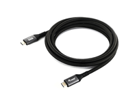 cable usb-a macho usb-c macho usb 4 gen2x2 2m transferencia 20g 100w 4k color negro