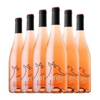 Arché Pagés Vino Rosado Satirs Empordà Joven 75 Cl 14% Vol. (pack De 6 Unidades)