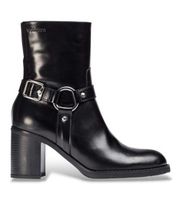 wonders para mujer i-920427635792 botines de piel remache 04 negro 38 5 a 8cm cremallera casual